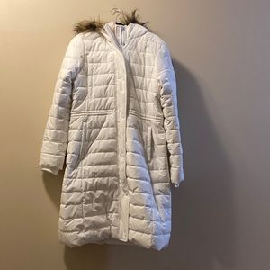 Abercrombie & Fitch long puffer coat.